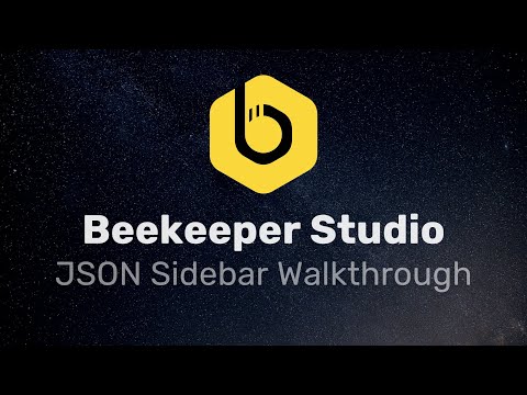 View DB Rows as JSON in Beekeeper Studio