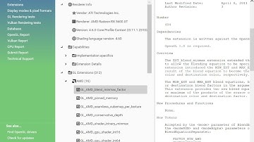 OpenGL Extensions Viewer 6.4.4