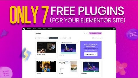 7 FREE Plugins I Use on Every Elementor Site