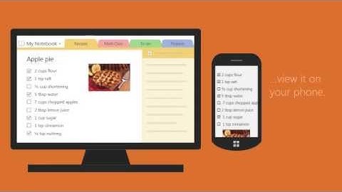 Microsoft OneNote Getting Started guide