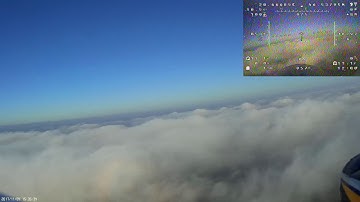 Bixler 1.1 full Cloud flight with Cyclops Storm osd