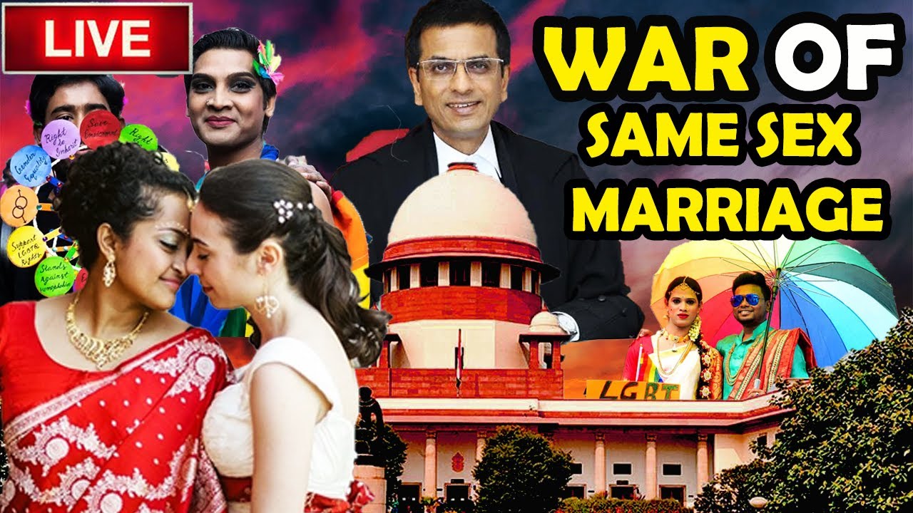 SAME SEX MARRIAGE debate LIVE in SUPREME COURT OF INDIA #lgbt # ...
