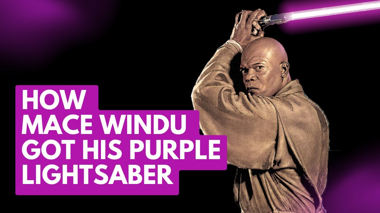 How Mace Windu got his Purple Lightsaber (Canon, Legends, and In Real
