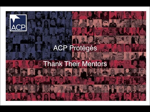 ACP Protégés Thank Their Mentors