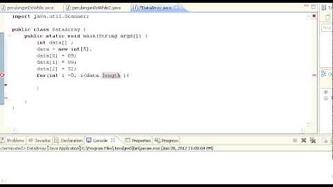 Belajar Pemrograman Java Bagian 11 -  Array