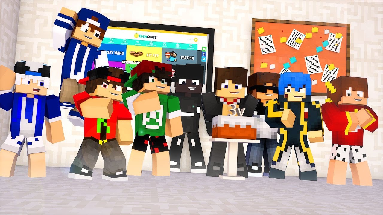 EDENCRAFT : 3 ANOS ONLINE - SERVER MINECRAFT - YouTube