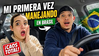 CUBAN DRIVES FOR THE FIRST TIME IN BRAZIL🇧🇷 🚗 How does it feel A DAY WITH US