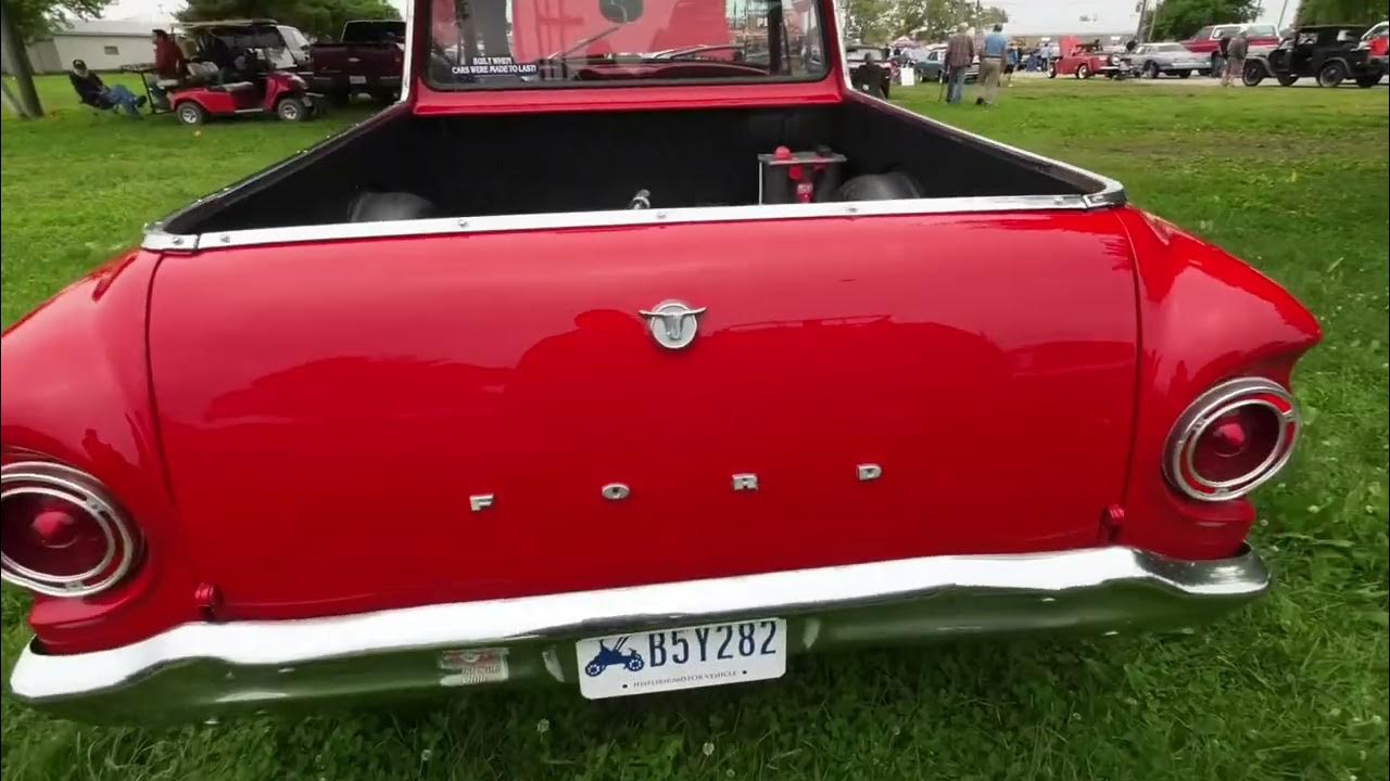 Ford Falcons at Giant Springfield Ohio swap meet , car show & car