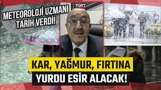 Meteoroloji Uzmanı Tarih Verdi Kar, Yağmur Ve Fırtına Yurdu Esir Alacak - Tgrt Haber