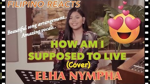 [FILIPINO REACTION VIDEO] ||  🇵🇭  How Am I Supposed To Live || Ep. 2 Elha in the studio