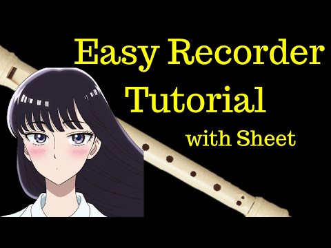 Ref:rain - Aimer | Easy Recorder Tutorial