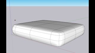Sketchup Model A Sofa Cushion Using Subd - Part 1