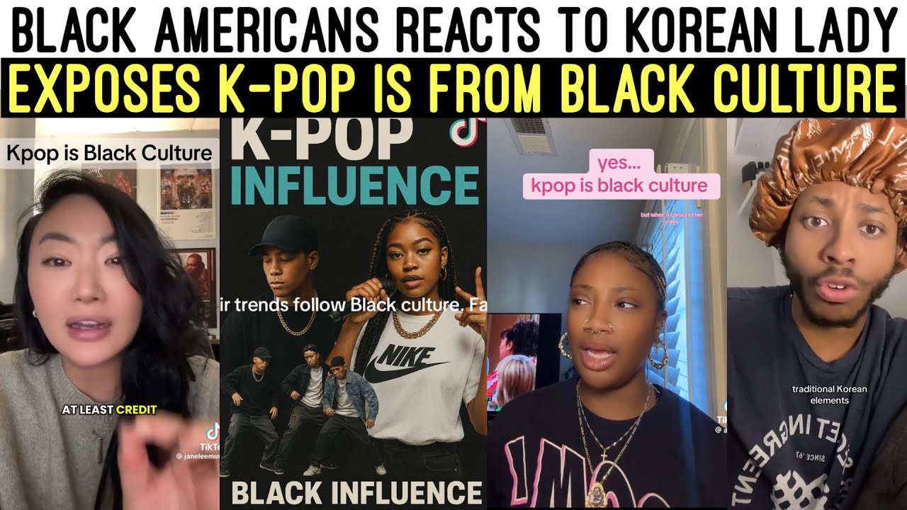 Афроамериканцы реагируют 😳 на корейскую женщину, которая разоблачает K-POP как часть афроамерикан...