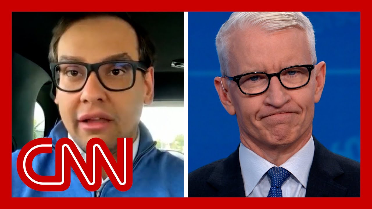 ⁣Anderson Cooper reacts to George Santos comparing himself to Rosa Parks