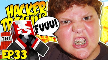 THE ANGRIEST HACKER EVER HAHAH (Minecraft Trolling Hackers EP33)
