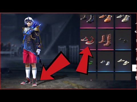 zapatos rojos de free fire