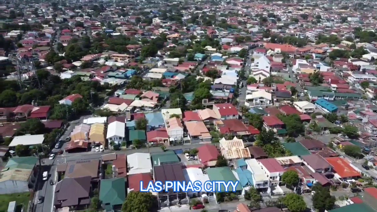 Aerial view at Las Pinas City Pilar Village, BF Almanza,Ts Cruz