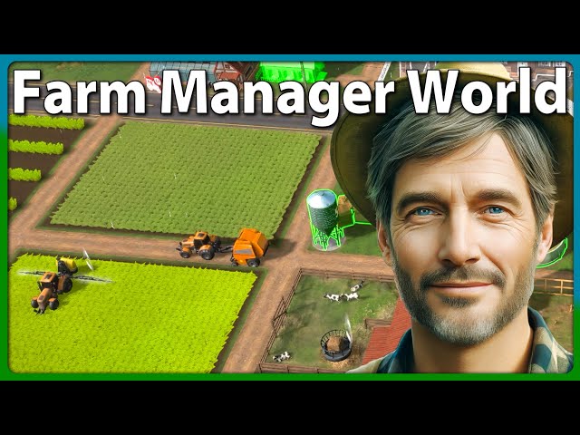 FARM MANAGER WORLD 🐄 DRESCHEN und BALLEN PRESSEN ► Landwirtschaft Management Tycoon [s1e7]