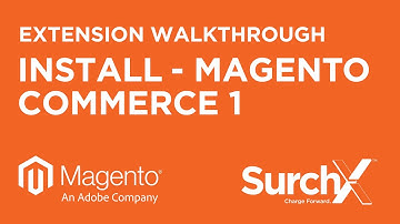 SurchX Surcharge Extension Install: Magento Commerce 1