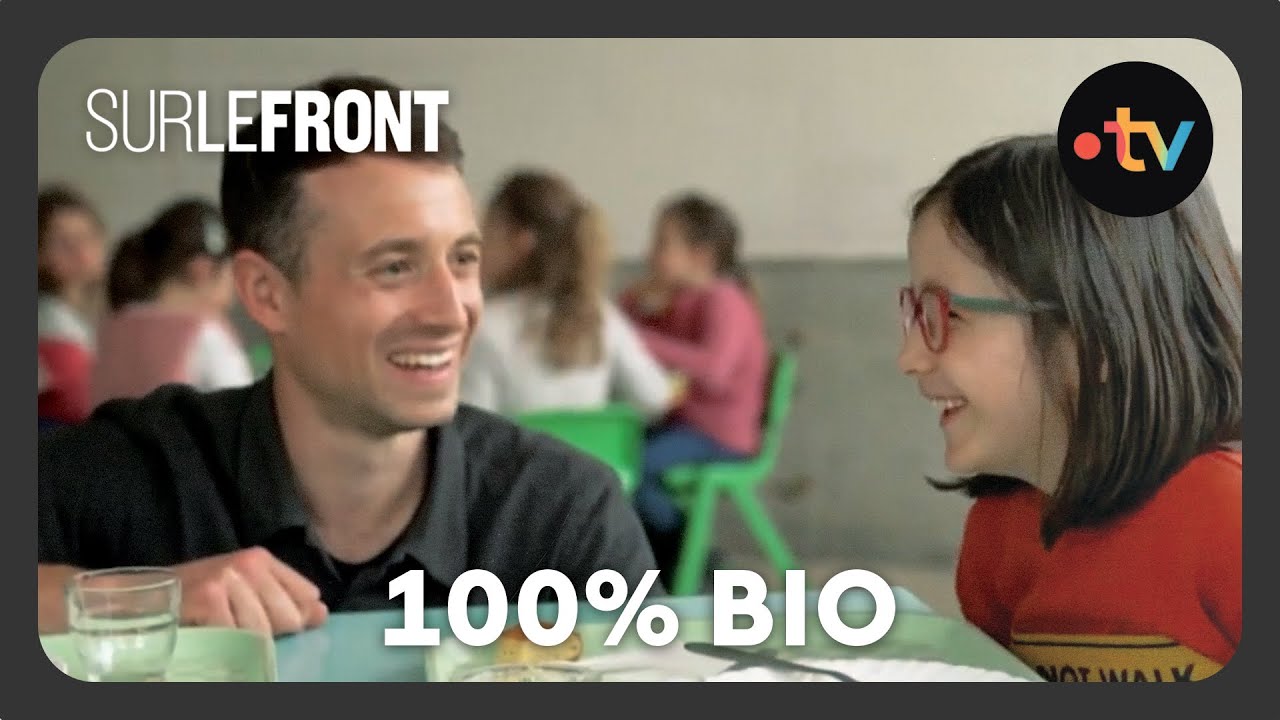 Cantine 100% bio à prix abordable à Mouans-Sartoux - avec Hugo Clément