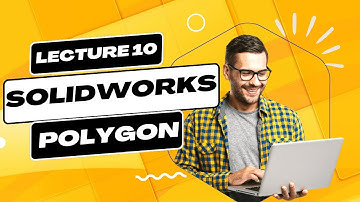 Solidworks Basics- How to sketch a polygon in Solidworks