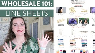 WHOLESALE 101: Line Sheets | Do I Need Them? Design & Information