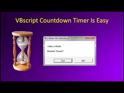 Vbscript Countdown timer