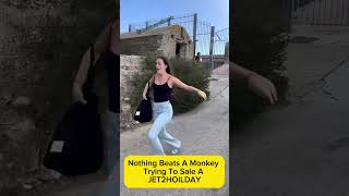 Monkey Tried To Sell Her A Jet?