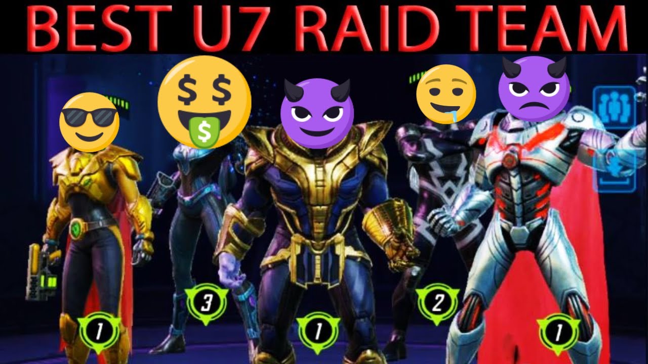 Best Ultimus 7 Raid Team! How To Make U7 Easier! MARVEL Strike Force