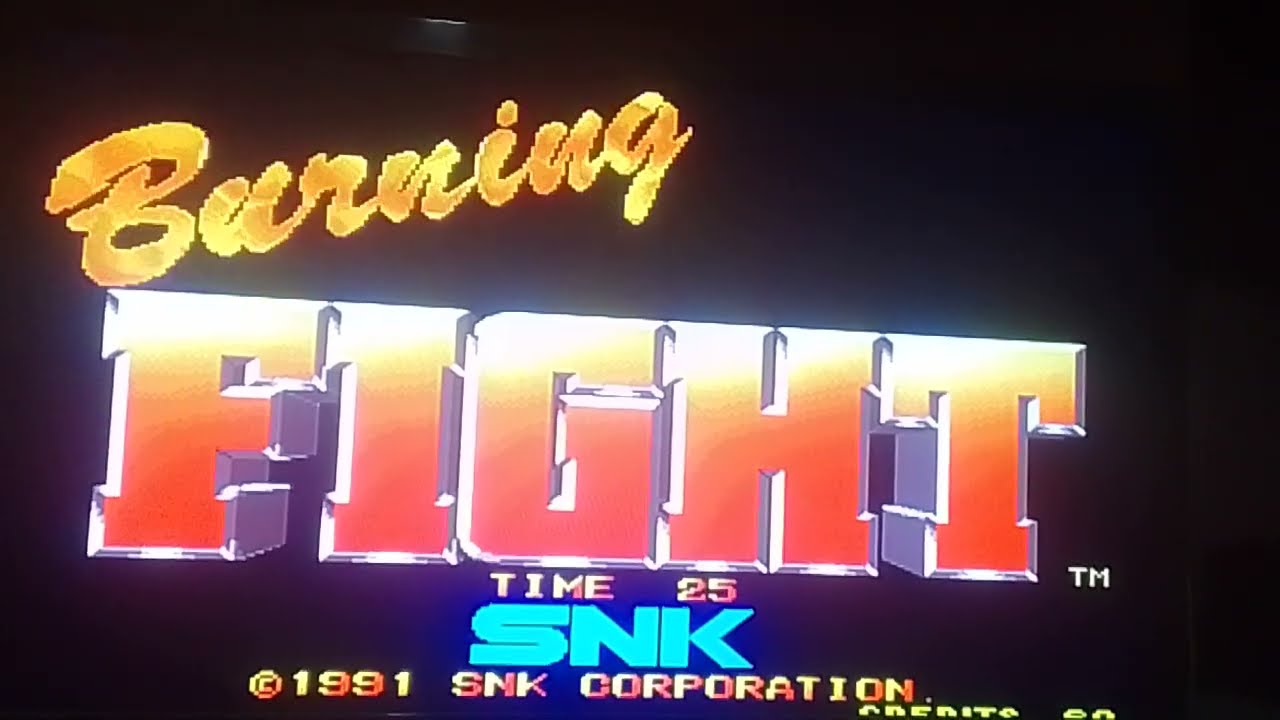 Zerada de Burning fight (neo geo)