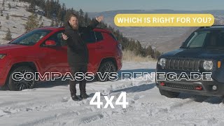 Compact yet mighty! Jeep Compass VS Jeep Renegade 4x4 Jeep Compass Vs Renegade