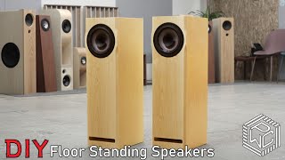 SEAS FEA18RCZ DIY 풀레인지 플로어 스탠딩 스피커 / Floor Standing Speaker Build