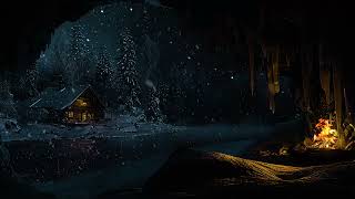 Polar Night Fire Bliss ❄️ Cozy Ember ASMR for Stress Recovery & Dreamy Sleep