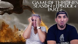 Game of Thrones Season 7 Episode 4 'The Spoils of War' Part 2 REACTION!!