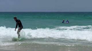 Surfing Shellharbour North Beach 25-12-22