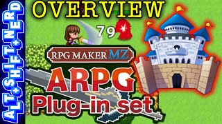 RPG Maker MZ ARPG Plug-in Set Overview | Action RPG Maker | ALT SHIFT NERD Gaming ASNG