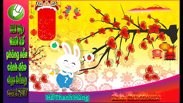 Bài tập thiết kế phông nền và vẽ cành đào vector đẹp bằng corel 2017 | Tự Học Corel 2017