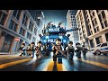 Lego Police Tank: Leads The Charge In Urban Warzone | LEGO Stopmotion