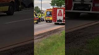Wypadek na K20 w Borczu