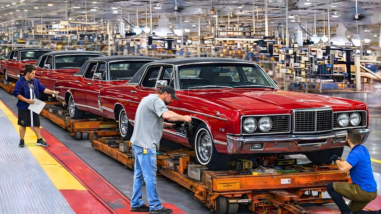 Como Foi Fabricado o Ford Landau V8 Em 1971 - O Carro Mais Luxuoso Do Mundo (Processo Completo)