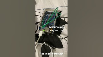 Arduino giga audio passthrough #arduino #audio   #shorts