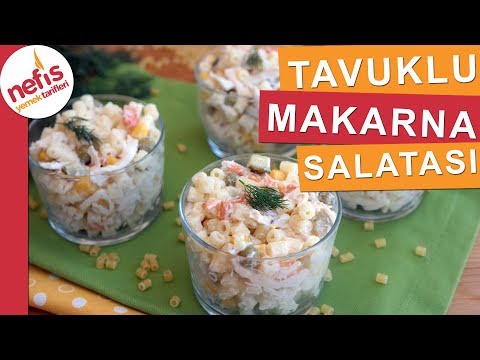 Tavuklu Makarna Salatası Tarifi  - Çok beğeni alan harika bir salata tarifi