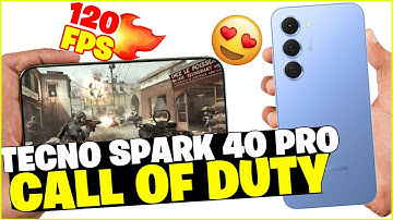 Tecno Spark 40 Pro Call of Duty Test | COD Mobile Graphics, FPS & Heating Review