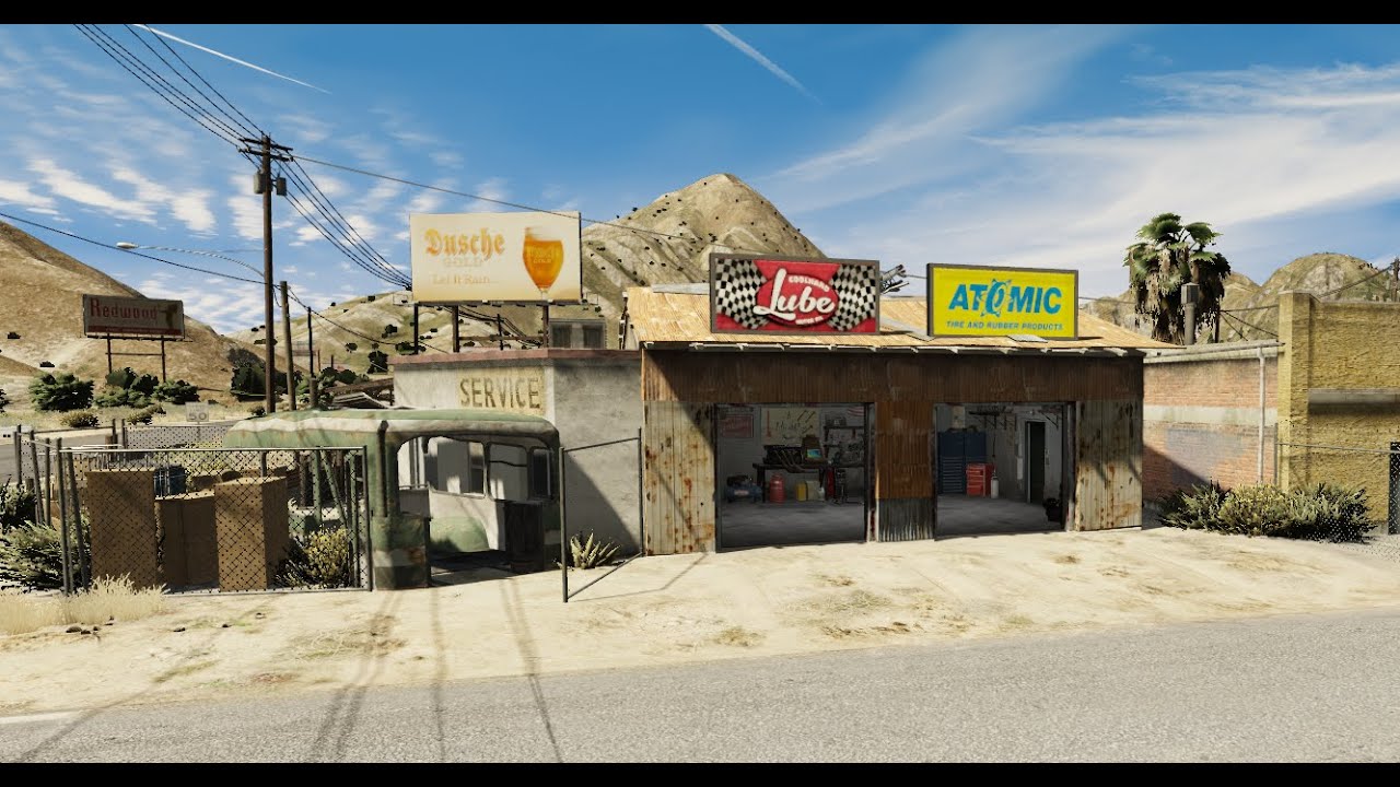 Sandy Shores Bike Mechanic Shop (MLO) YouTube