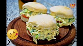 🥪Sanguchitos de POLLO (al VERDEO) son una 💣💣 | Cocina de Restaurante en Casa