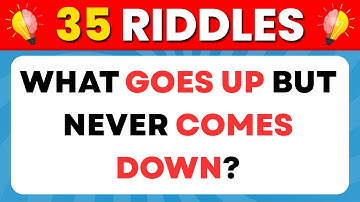Riddle Quiz Challenge 🔥 | 35 Brain Teasers with Levels (Easy to Extreme)