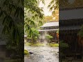 ASMR RAIN - Peaceful Rain Sleep Estate House Gray Clouds Background Noise Soul Peace #asmr #fyp