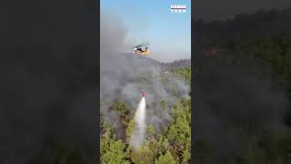 Muğlada Alevlerle Savaş Yangının Bıraktığı Tahribat Havadan Görüntülendi In