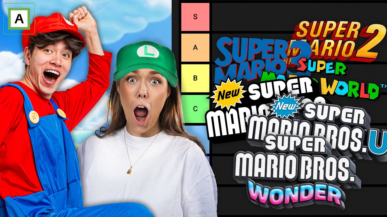 Vi Rangerte Alle 2D Mario Spillene! (Nesten Alle Hehe)