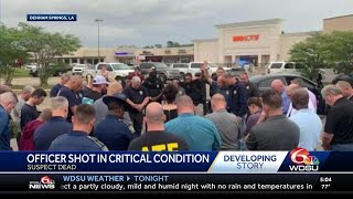 Officer shot in Denham Springs